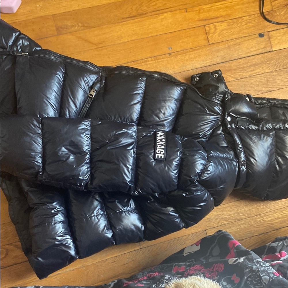 Black Puffer Jacket by Savage